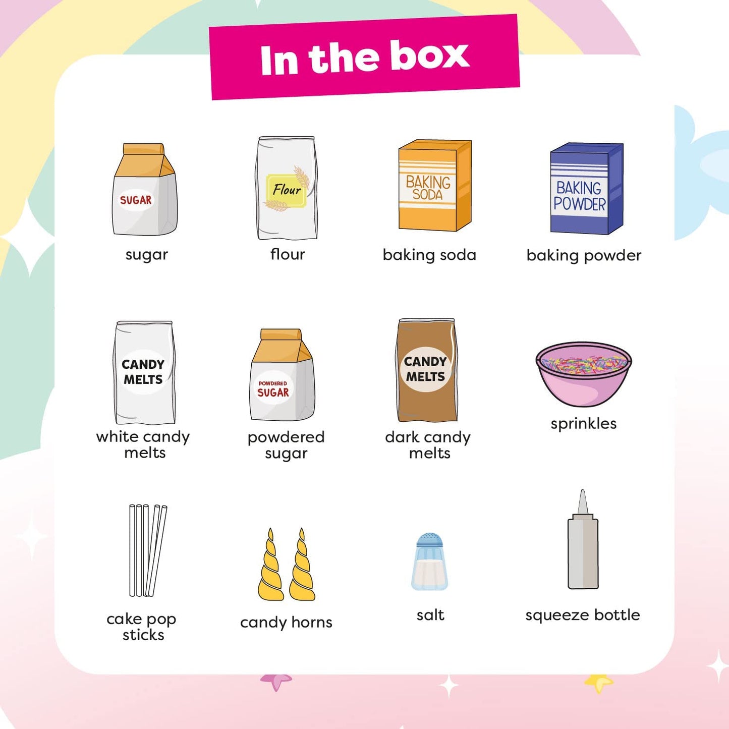 Unicorn Cake Pop Kit