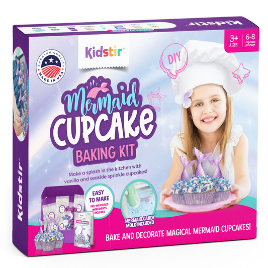 Mermaid Cupcake Baking Kit