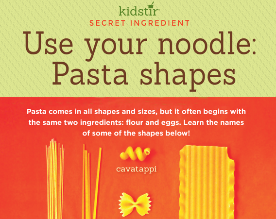 Kids Pasta Shapes