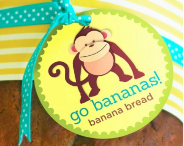 Banana Bread Gift Tags
