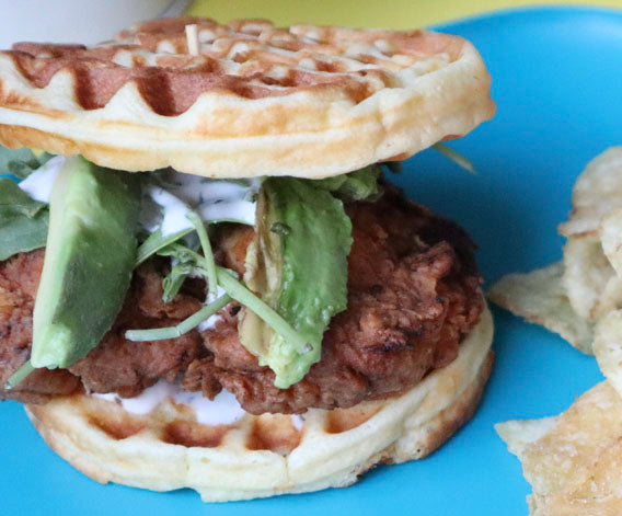 Chicken and Waffles Sandwich