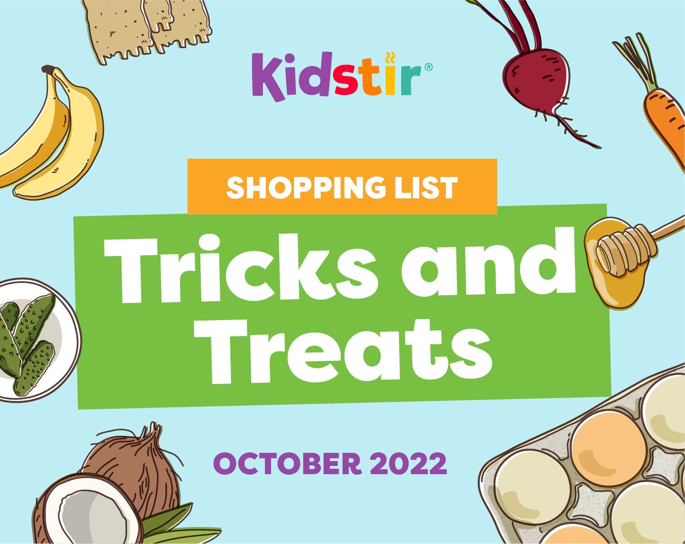 October Shop October Shopping List - Kidstir