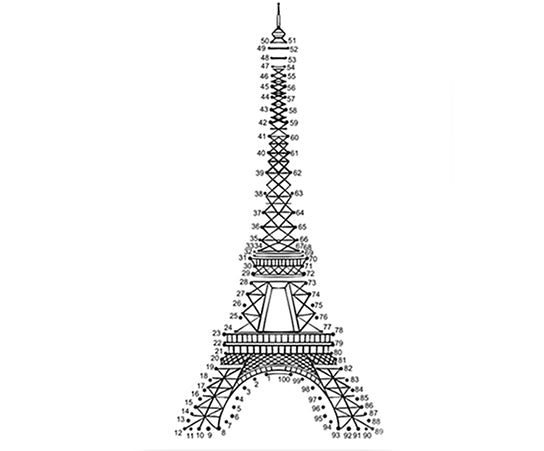 Eiffel Tower Dot-to-Dot