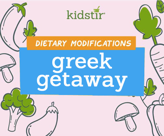 Greek Getaway Dietary Modifications