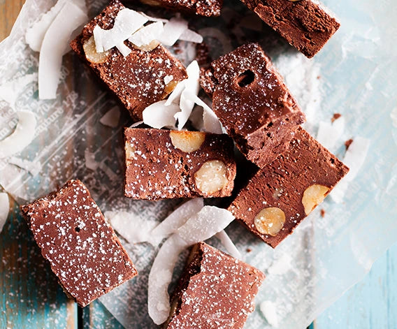 Chocolate Fudge Squares (V)