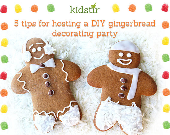 5 Tips For Hosting a Kids Gingerbread Decorating Party