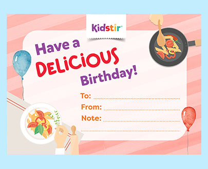 Birthday Gift Note