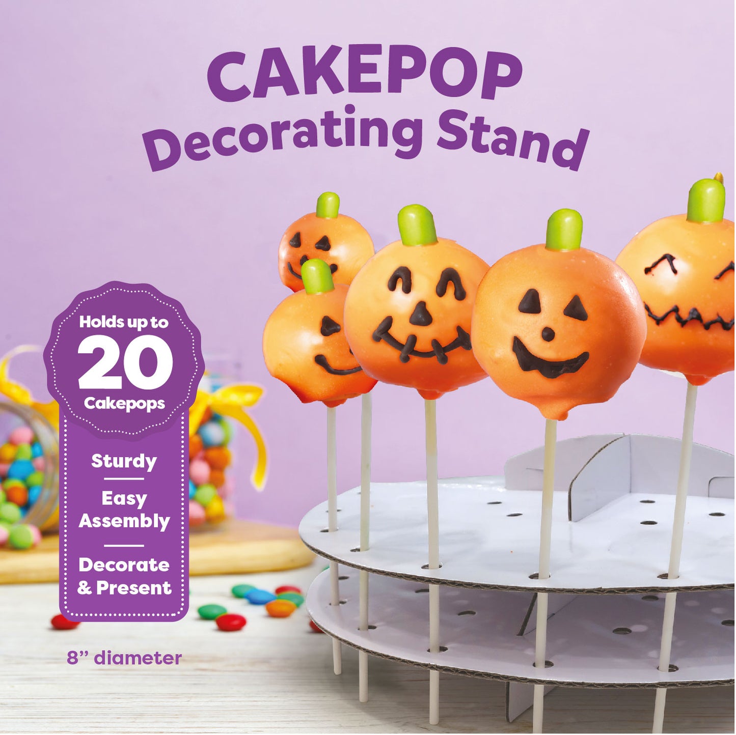 Halloween Jack-O’-Lantern Cake Pop Baking Kit