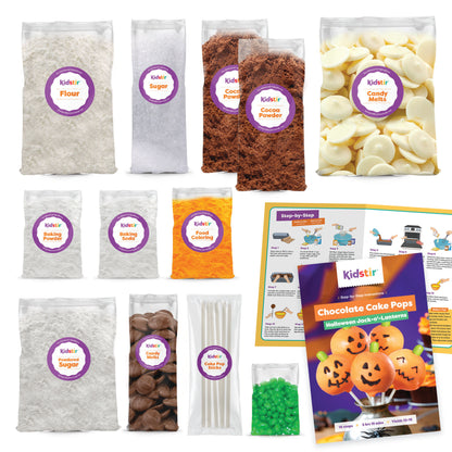 Halloween Jack-O’-Lantern Cake Pop Baking Kit