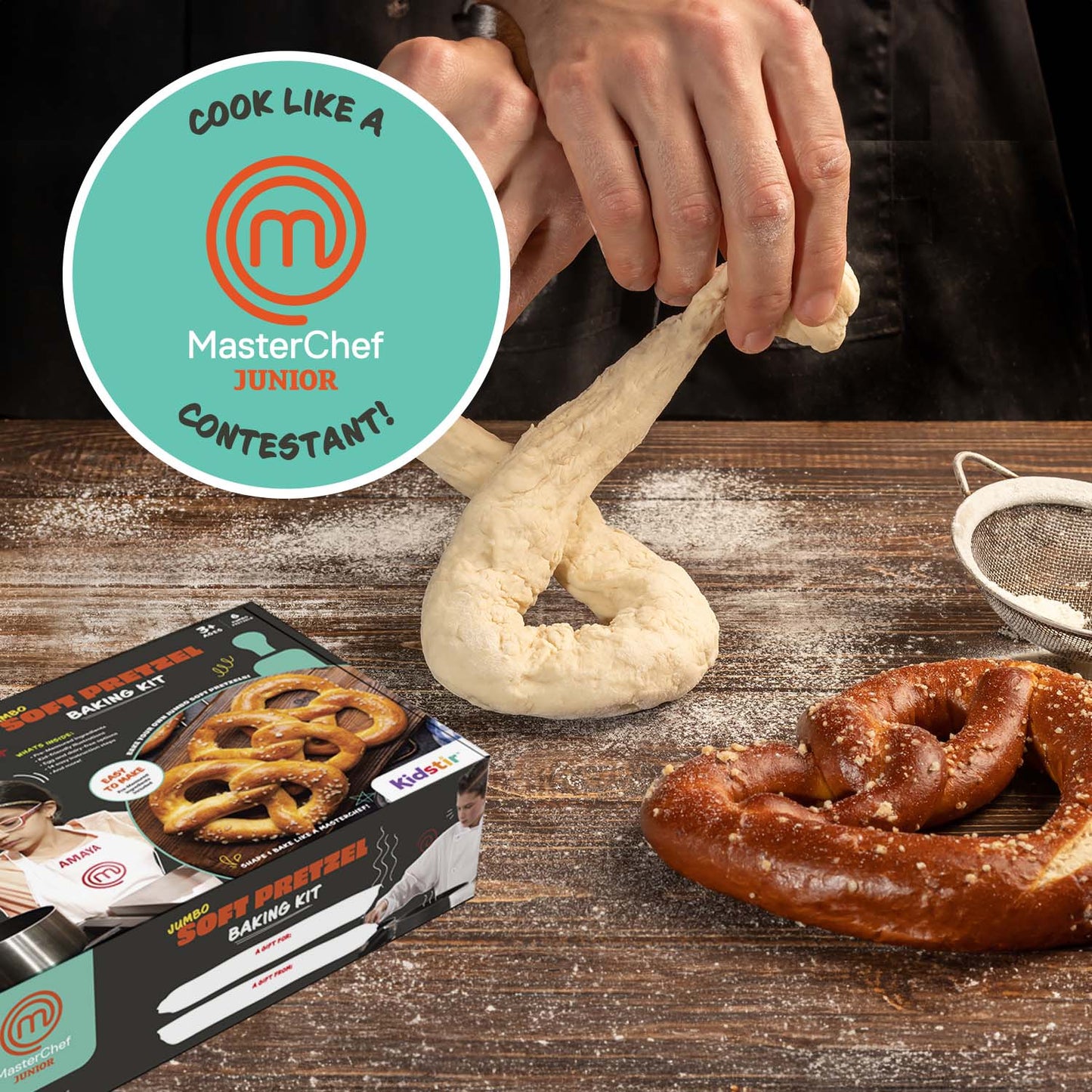 MasterChef Junior Jumbo Soft Pretzel Baking Kit