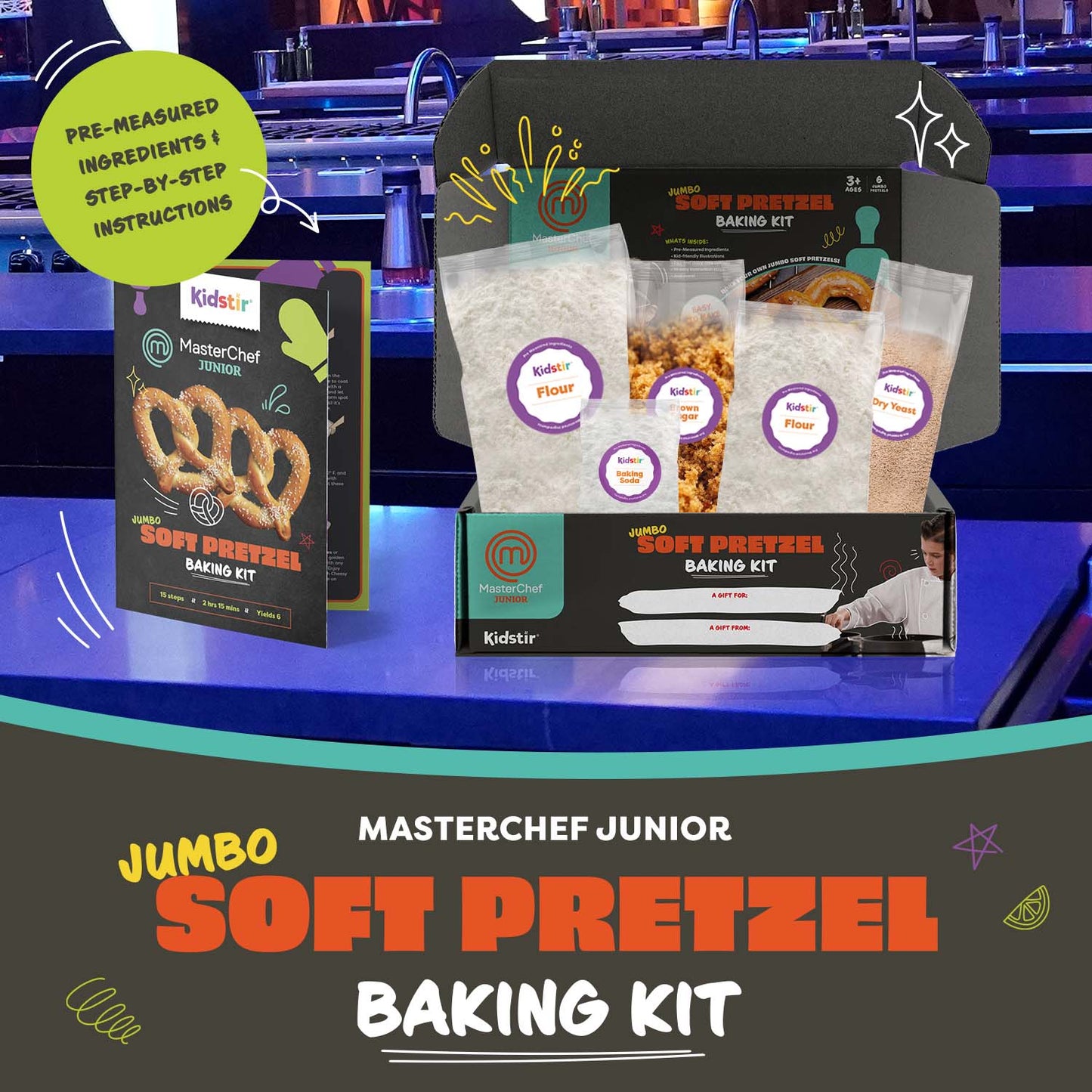 MasterChef Junior Jumbo Soft Pretzel Baking Kit