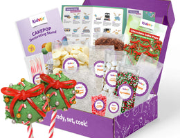 Chocolate Merry Christmas Wreath Cake Pops