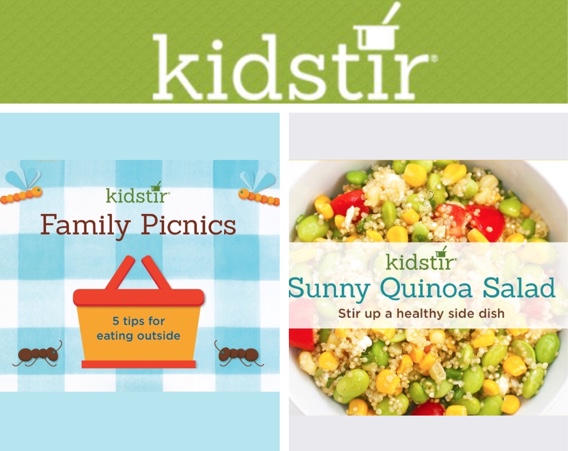 Kids Family Picnics Eating Outdoors