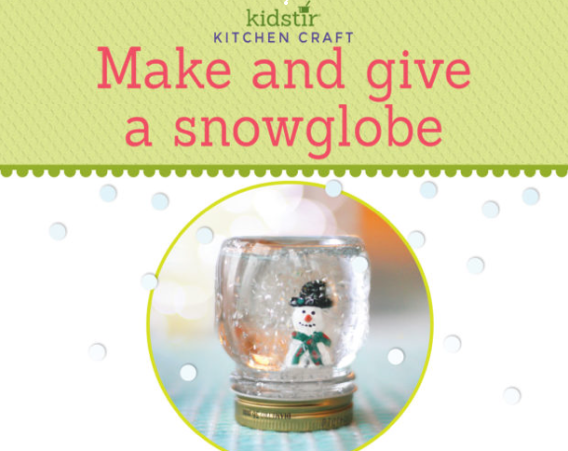 Make snow globe kids