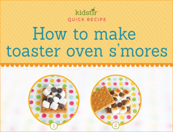 Toaster Oven Smores for Kids