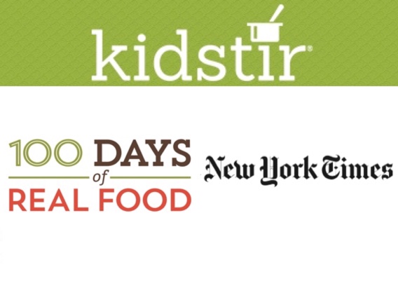 Kidstir, 100 Days of Real Food, New York Times